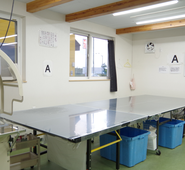 スタークリーニング新開事業所の作業所写真